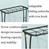 Umbrella Racks WXYZ Household Wrought Iron Umbrella Stand, Waterproof and Rustproof Detachable Umbrella Box, 18 Holes 10 Hook Hotel Umbrella Bucket, 55x24x60.5cm view 3