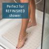 20 X 20 - No Suction Cup Shower Stall Mat - Made in Italy - for Refinished Surface view 4