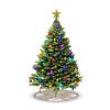 DUO ER Christmas Tree Skirt 98cm Lint Decorative Christmas Xmas Tree Skirt Christmas Tree Lint Skirt Christmas Decorations for Holiday view 3