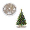 DUO ER Christmas Tree Skirt 98cm Lint Decorative Christmas Xmas Tree Skirt Christmas Tree Lint Skirt Christmas Decorations for Holiday view 4