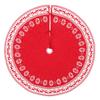 DUO ER Christmas Tree Skirt Felt Snow Plush Base Floor Mat Cover Xmas Merry Christmas Tree Ornament Santa Deer for Holiday Party view 1