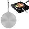 9.44inch Heat Diffuser Stainless Steel Induction Diffuser Plate for Gas/Electric/Stove, Induction Cooker Flame Guard Simmer Plate with Handle Household Supply(20cm) view 4