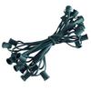 25 Foot C9 Light Strand | Green Wire 25 Sockets Intermediate E17 Base | 12" Spacing Outdoor/Indoor Use | Ideal Christmas Lighting | 1 Pack by GoodBulb view 1