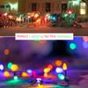 100 Foot C9 Light Strand | Green Wire 100 Sockets Intermediate E17 Base | 12" Spacing Outdoor/Indoor Use | Ideal Christmas Lighting | 1 Pack by GoodBulb view 2