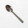 American Metalcraft BLHSP10 Vintage Black Hammered Solid Spoon, 10" view 1