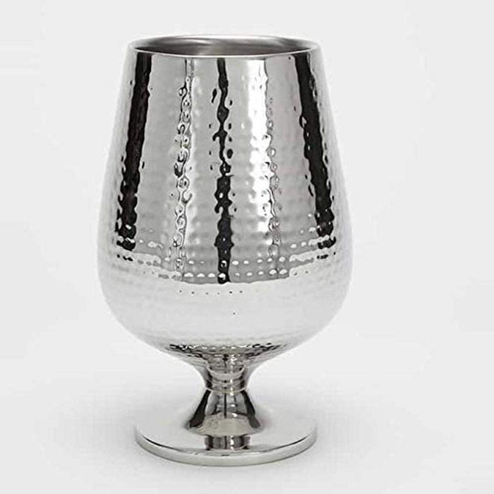 American Metalcraft DWWC5 Double-Wall Wine Cooler, Hammered, 54-Ounces