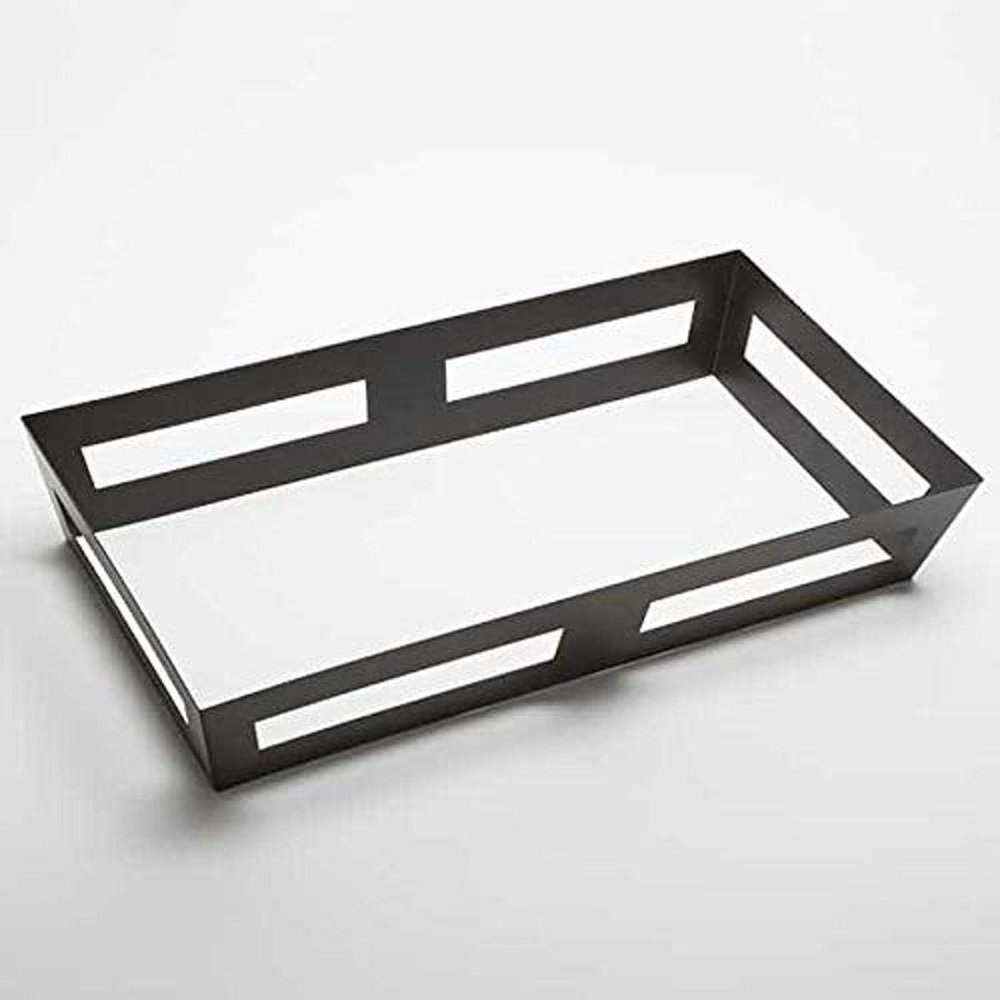 American Metalcraft GSC26 Crate Griddle Stand, Black, Half Size