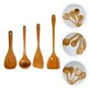 1set Cooking Utensils Set Heat Resistant Kitchen Tools Wood Spatulas for Safe Home Cooking Space-saving Design for view 3
