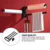 Cabilock 1pc Multifunctional Kitchen Roll Holder Punch Towel Rack for Easy Storage of Paper Towels Tin Foil and Kitchen Sundries Modern Black Design for Home Use view 4