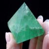 StoneStory Green Fluorite Healing Crystal Prymaid Chakra Energy Figurine Statue Natural Gemstone for Home Office Decoration 50mm (Green Fluorite) view 4