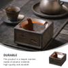 1pc Ceramic Teapot Warmer Vintage Tea Heater Non-Slip Base Household Tea Warming Stove for Long-Term Use Without Candle view 2