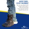 Rain Cover for Walking & Recovery Boots  Waterproof Non-Slip Fracture & Medical Boot Protector by Brace Direct, Medium (Fits XSM Boots; Mens 4.510.5 / Womens 611.5) view 2