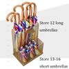 Umbrella Racks WXYZ Golden Light Luxury Umbrella Stand, Hollow Mesh Umbrella Bucket, Compact Home Hotel Business Umbrella Box, 51x24x49cm view 3