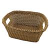 Cabilock Woven Storage Basket Large Storage Container with Handles Rustic Decorative Rattan Storage Basket for Laundry Bedroom Bathroom (Bottom 11.8x7.9x7.9 inch) view 1