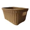 Cabilock Woven Storage Basket Large Storage Container with Handles Rustic Decorative Rattan Storage Basket for Laundry Bedroom Bathroom (Bottom 11.8x7.9x7.9 inch) view 4