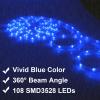 Areful Rope Lights, 16Ft Waterproof Connectable Strip Lighting Blue, Indoor Outdoor Mood Lighting for Home Christmas Holiday Garden Patio Party Decoration view 2