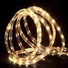 Flexible LED Outdoor Christmas Rope Light - Warm White - 100' Clear Wire view 2