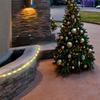 Flexible LED Outdoor Christmas Rope Light - Warm White - 100' Clear Wire view 3