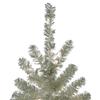 Metallic Sheer Champagne Artificial Tinsel Christmas Tree - 7 ft Clear Lights view 4