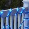 Flexible Incandescent Outdoor Christmas Rope Light - Blue - 100' Blue Wire view 3