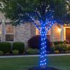 Flexible Incandescent Outdoor Christmas Rope Light - Blue - 100' Blue Wire view 4