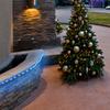 Flexible Incandescent Outdoor Christmas Rope Light - Blue - 18' Clear Wire view 3