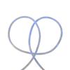 Flexible Incandescent Outdoor Christmas Rope Light - Blue - 18' Clear Wire view 4