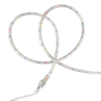 Flexible Incandescent Outdoor Christmas Rope Light - Multicolor - 100' Clear Wire
