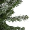 4' Flocked Alpine Artificial Christmas Tree - Unlit view 3