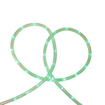 Flexible Incandescent Outdoor Christmas Rope Light - Green - 18' Clear Wire