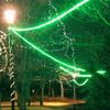 Flexible Incandescent Outdoor Christmas Rope Light - Green - 18' Clear Wire view 3