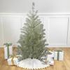 Northlight 4.5' Metallic Sheer Champagne Artificial Tinsel Christmas Tree - Unlit view 2