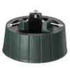 Gardenised Green Plastic Christmas Tree Stand with Screw Fastener view 1