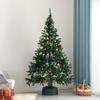 Gardenised Green Plastic Christmas Tree Stand with Screw Fastener view 2