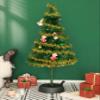 Gardenised Automatic Plastic Green Foot Pedal Christmas Tree Stand view 2