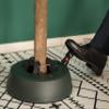 Gardenised Automatic Plastic Green Foot Pedal Christmas Tree Stand view 4