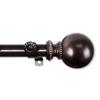 13/16" Jodi Curtain Rod 28-48 inch - Cocoa view 3