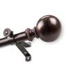 13/16" Jodi Curtain Rod 28-48 inch - Cocoa view 4