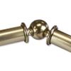 13/16" Jodi 5-Sided Bay Window Curtain Rod - Antique Brass view 3