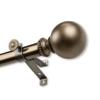13/16" Jodi 5-Sided Bay Window Curtain Rod - Antique Brass view 4