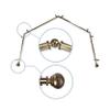 13/16" Nathan 4-Sided Bay Window Curtain Rod - Antique Brass view 1