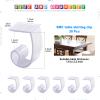 Glarks 30 Pack Plastic Table Cover Clips Tablecloth Clips Table Skirting Clips with Hook and Loop for 1 3/5 to 1 4/5 inch Table Great for Indoor Outdoor Wedding Party Picnic Events view 2