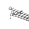 13/16" Triple Curtain Rod 48-84 inch - Satin Nickel view 2