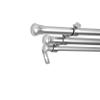 13/16" Triple Curtain Rod 48-84 inch - Satin Nickel view 4