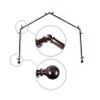13/16" Jodi 4-Sided Bay Window Curtain Rod - Cocoa view 1