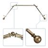 13/16" Jodi Bay Window Curtain Rod 20-36", 38-72" - Antique Brass view 2