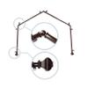 13/16" Moyat 4-Sided Bay Window Curtain Rod - Cocoa view 1