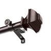 13/16" Moyat 4-Sided Bay Window Curtain Rod - Cocoa view 4