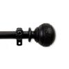 13/16" Nathan Bay Window Curtain Rod 20-36", 38-72" - Black view 4
