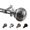 13/16" Nathan Curtain Rod 28-48 inch - Satin Nickel view 1